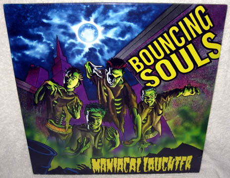 THE BOUNCING SOULS "Maniacal Laughter" LP (Chunk) Green Splat